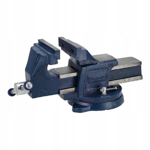 Schmith - Schraubstock - Handschraubstock Groß Drehbar - 100 mm, Gewicht: 7,5 kg - 360°-Drehung für flexible Befestigung und Präzision in der Werkstatt
