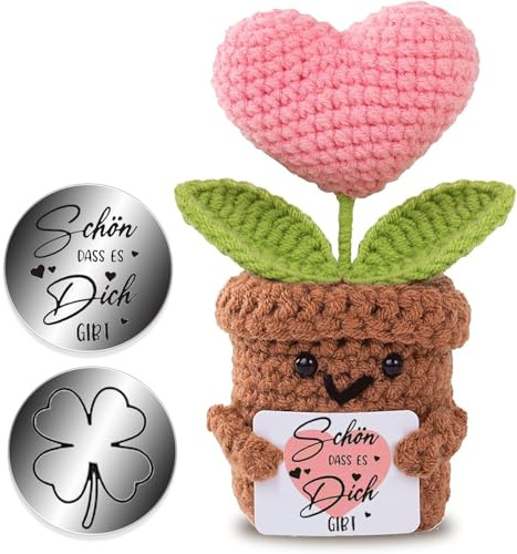 boluoboluomi Geschenke für Frauen,Geburtstagsgeschenk für Frauen | Dankeschön Geschenk,Sonnenblume Deutsch Glücksbringer,Beste Freundin Geschenke,Personalisierte Geschenk