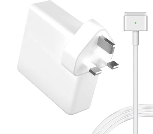 Mac Book Pro Charger,85W T-Tip Charger for MacBook Pro 13/15/17inch & MacBook Air 13inch,Compatible with A1424, A1436, MC97516,ME664/5 & More 5-Pin T-Tip MacBooks(2012-2015),with LED Charging Indicato