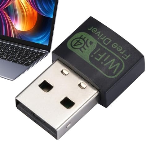 Usb Wifi Adapter | Network Card WIFI Receiver | Mini Wireless Internet Dongle Receiver | High-Speed Transmission Network Adapter For Laptops, Smartphones, And Smart TVs