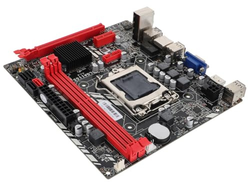 Placa Base de Escritorio B75 1155 PCB Negra para PC | Capacidad Máxima 16 Gb, Doble Ranura Ddr3 y 4 Puertos Usb, Interfaz Sata3 y Ranura Pci-e 16x