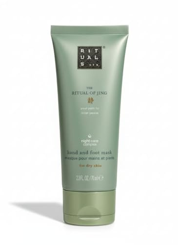 Rituals The Ritual of Jing Night Hand & Foot Mask 70 ml – Hand- und Fußmaske mit Sandelholz & Lavendel