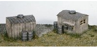 Wills Kits Lamp Huts and Oil Drums