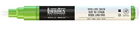 Liquitex 2 - 4 mm Fine Nib Paint Marker - Vivid Lime Green