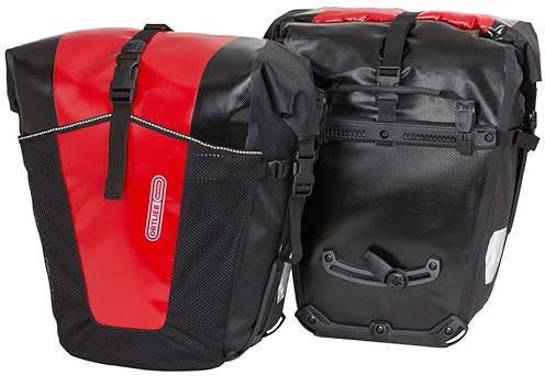 Ortlieb Gepäckträgertasche Back-Roller Pro Classic Paar Satteltasche, Red-Black, 45 x 36 x 26 cm, 2x35 L
