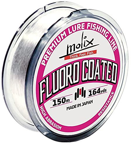 Molix Fluoro Coated, Fishing Line Unisex Adulto, Clear, 12 LB
