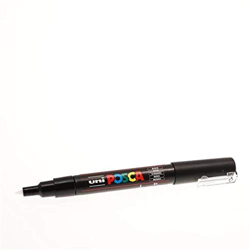Posca Acrylic Paint Marker – Black – Pc 1 m Extra Fine Conical