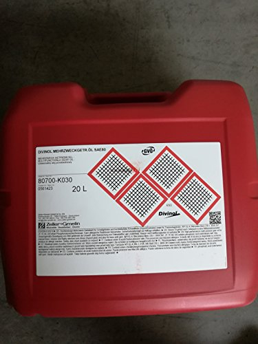 Divinol 80700 20 Liter Mehrzweck-Getriebeöl SAE 80