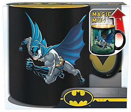 DC Comics Batman Ceramic Thermal Effect Mug Giant Mug 460 ml Batman & Joker Gift Box