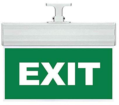 Braytron LED Notleuchte Notlicht Notbeleuchtung Fluchtwegleuchte 2W EXIT mit Akku IP20