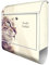 banjado® Design Briefkasten personalisiert mit Holgerson 38,5x46,5x13cm & 2 Schlüssel - Briefkasten Stahl weiß mit Zeitungsfach pulverbeschichtet - Postkasten A4 Einwurf inkl. Montagematerial