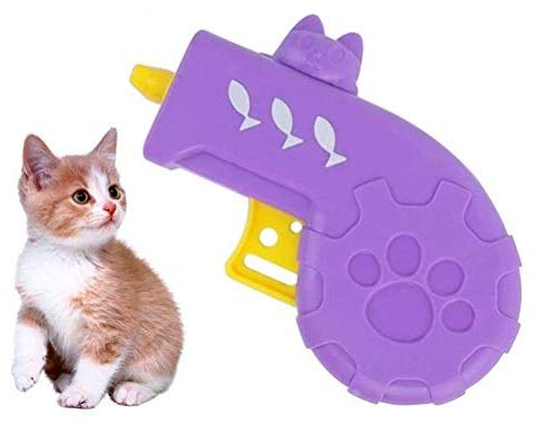 Deeabo Haustier Spielzeug Bunte Fliegende Untertasse Katzenspielzeug Katze Spürt Spielzeug Set Flying Disc Spielzeug Training Spielzeug für Haustier Zufällige Farbe