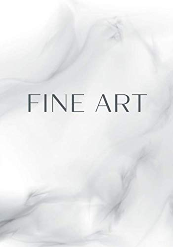 Fine Art: Decorative Book For Styling Your Coffee Table, Console Table, Bookshelf, End Table & More | Show Home Display Style Effect, Stackable Book - Large Text On Spine