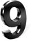 Stick On Door Numbers, 3 Inch 3D Mailbox Numbers, Self Adhesive House Numbers Plaques, Door Numbers for House, Apartment, Mailbox, Hotel, Office, Room, Courtyard, Cafe (9, Black)