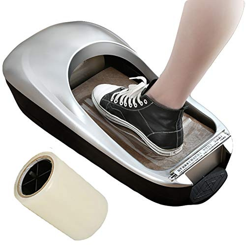 Macchina per Pellicola per Scarpe Completamente Automatica con 1 Rotolo di Pellicola per Scarpe, Macchina per Copertura per Scarpe Automatica Dispositivo di Copertura per Pellicola Automatica, Adatt