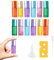 NAJILI 12 Pieza Botellas Roll On Cristal para Aceites Esenciales, 5ml recargables Vidrio Botellas de Aceites Esenciales, Botellas De Vidrio Esmerilado para Aceites Esenciales, Aromaterapia