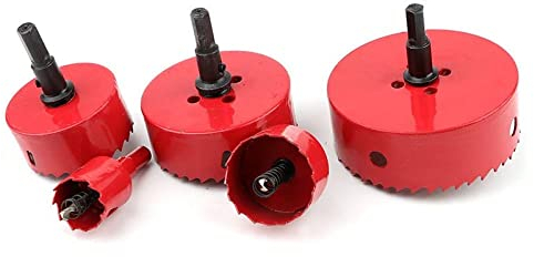 Bi-Metallo M42 Sega a Tazza per Legno 16-200mm Fresa per Trapano in Acciaio per Foratura per Alluminio Ferro Acciaio Inossidabile Punte per Trapano in plastica,100mm