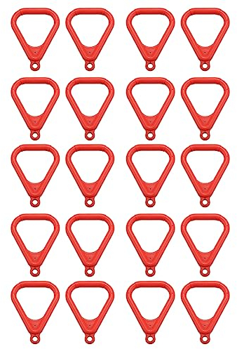 Bdfhjln 10X Trapez Ring Schaukel Spiel Set Spielplatz Trapezstange Klettergerüst Klettergerüst Ring Großer Trapezring