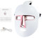 LED Gesichtsmaske, 7 Farben führten Gesichts-Lichttherapie-Maske mit Hals-Maske, Yofuly-Hautverjüngungs-Therapie-Gesichtshautpflege-bunte LED-Schönheits-Maske
