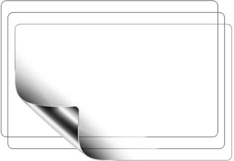 Asoway Protector Pantalla Hidrogel Protector Universal y Recortable 181 x 121mm [3 Piezas],para Todos los Modelos de teléfono móvil，flexibilidad HD Antihuella Alta Sensibilidad