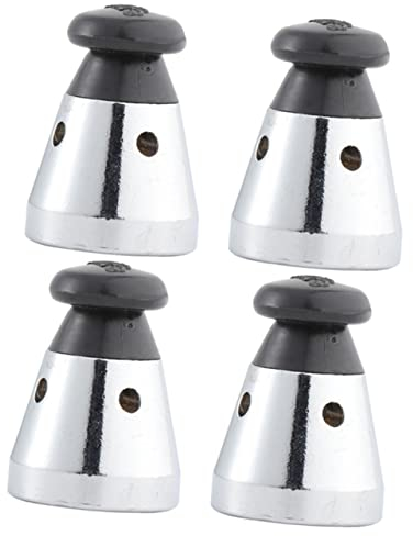 Zerodeko 4pcs Pressure Cooker Safety Valve Pressure Cooker Jigger Valve Limiting Valve for Pressure Cooker Steam Canner Whistle Cover Restrictor Valve Stainless Steel Vent