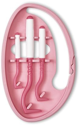 Tick Twister 3 Zeckenhaken für Hunde, Katzen und Menschen – Zeckenzange 3er Set mit Aufbewahrungsbox Sicheres Entfernen ohne Schmerzen – Ideal für Outdoor-Aktivitäten (Rosa, 1er-Set)