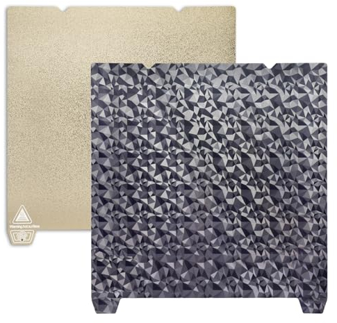 LANKEGU PEI - Placa de construcción texturizada + placa de construcción PEO lisa y diamante flexible para Creality K1 Max, plataforma de cama de impresora 3D 310x315mm