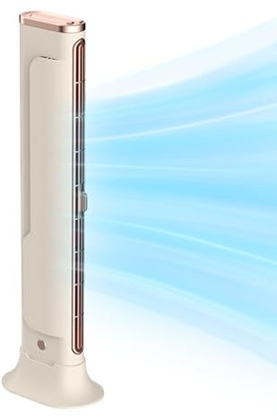 Xialuwy Desk Tower Fan, Quiet Cooling Fan, 3 Wind Speeds Small Desk Tower Fan For Home Bedroom Living Room Offices