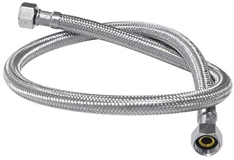 EOTRERANQ Raccordi for Tubi Accessori Tubo Idraulico 50/60/80/100 cm Doccia Tubo dell'Acqua Accessorio for Il Bagno Tubo Flessibile for soffione Doccia(50cm)