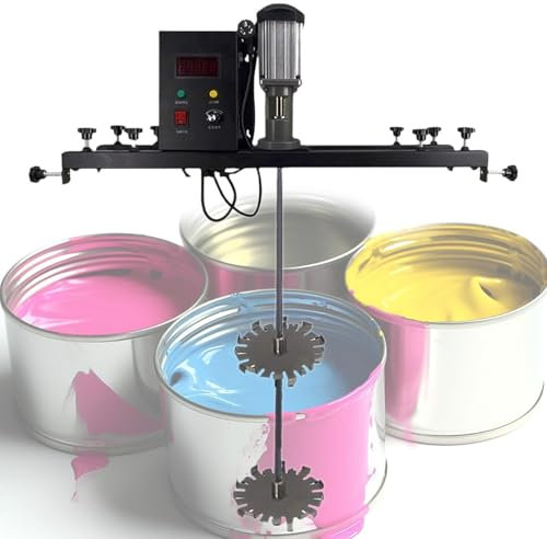 MYUYEE Air Agitator 980W Paint Mixer Agitator 0-3000 RPM Speed 400Mm Blade Diameter 1000L Mixing Capacity Suitable for Paint Glue Resin Washing Powder,Package c