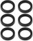 Hekasvm Pool O-Ringe 11699 Ersatzteil Dichtungsring für Intex Pure Spa und Bestway Flowclear Sandfilteranlage Ersatzteile, Hochwertiger Gummidichtung Rund Zubehör (6 Stücke)