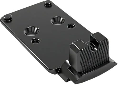 Holospart Optische Platte für 1911 DS, A14B AOS Agency Mounts Adapter kompatibel mit RMR, SRO, HS 507C, 508T/507K / Shield RMSc/SMSc/RMS2 Venom/Docter Footprint
