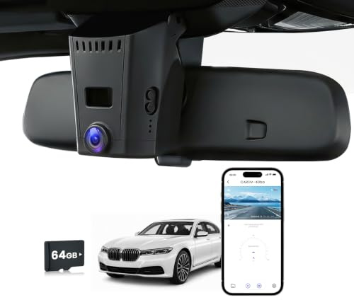 Inefala 4K Dashcam für BMW 5 7 Series 2018-2023 | Auch BMW 7 Series/530i/530e/740i/745e/Alpina B7/M760i. UHD 2160P,WiFi,App,Nachtsicht,G-Sensor,Loop-Aufnahm,150°Weitwinkel
