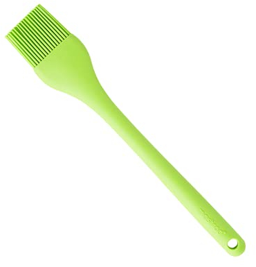 Mastrad – Pincel de cocina de silicona – Monobloc – Resistente al calor (300 °C) – Apto para lavavajillas – Verde