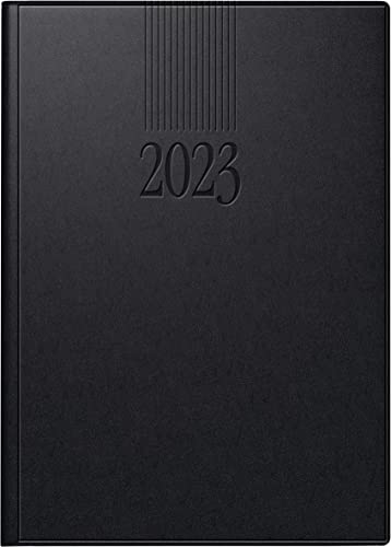 rido/idé Tageskalender Modell ROMA 1 2023 Blattgröße 14,2 x 20 cm schwarz