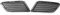 Nonuine Accesorios Automóviles para Vauxhall para Opel para Corsa C 2003-2006 2 Uds Rejillas Antiniebla Parachoques Delantero Inferior Coche