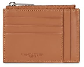 Lancaster | Paris PM - Porte-Cartes Cuir de Vachette Lisse Camel