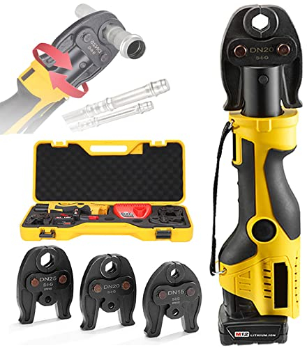 Presszange Kupferrohr,Battery Operated Cable Crimping Tool,Hydraulic Crimper For Stainless Steel Pipe Fittings,Stainless Steel Crimping Tool With 3 Jaws,Automatische RüCkstellung,2series