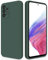 GiiYoon Coque pour Samsung Galaxy A53 5G Case en Silicone, Étui de Protection Antichoc Housse Case Ultra-Mince avec Couche Intérieure en Fibre et Protection pour Caméra, Vert