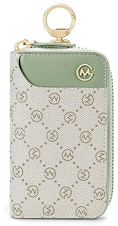 GOLF SUPAGS Portachiavi per Auto in Pelle PVC da Donna Porta Carte 6 Ganci 1 Portachiavis fisso 1 Portachiavi Staccabile