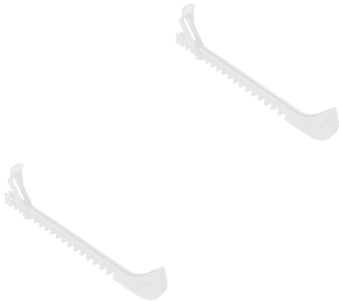 Sosoport 2 Paar Skate-Schutz Sportklingenabdeckung Eishockey Schlittschuhe Hockeyschlittschuhe Männer Wachen Schickes Messer Umweltschutz Pxc-synthese Kind Kann Geschnitten Werden Weiß
