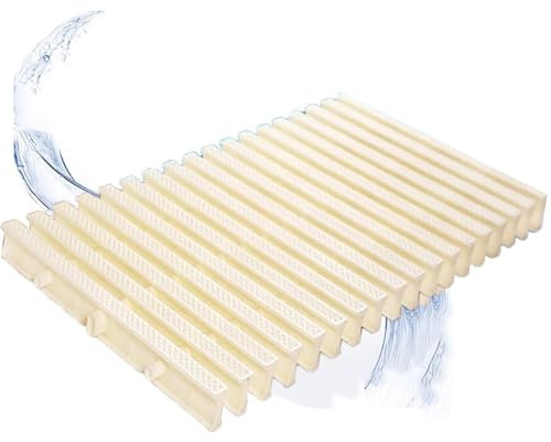 ZXHKZDX Rejilla De Drenaje De Piscina, Plástico ABS Desagüe con Rejilla, Suelo Tapa Cubierta, Rejilla De Placa con Rejilla para Patios, Terrazas De Piscinas(20X100X2.5cm-1ps)