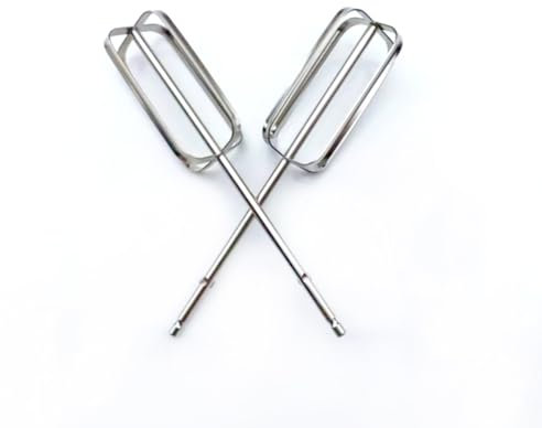2pcs Hand Mixer Attachments Egg Beater Stainless Steel Hand Mixer Replacement Beaters Electric Parts for 62682RZ 62692 62695V 64699