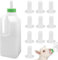 Animal Feeding Bottle with 10 Nipples: PRITOK 850ml Lamb Nursing Bottle, Goat Nipple and Bottles Set, Livestock Milk Bottl e, Calf Milk Feeder Bottl e, Lam b Feeding Bottl e Kit for Sheep Piglets