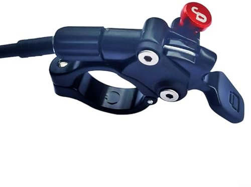 Fauhapyway Levier de verrouillage pour fourche avant de VTT avec câble de montage pour guidon Suntour pour levier de verrouillage Rockshox