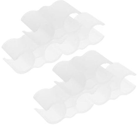 BESPORTBLE 6pcs Double Port Pipe Clamps Dustpan Broom Connector Plastic Fastener for 0.75inch Poles Secure Cleaning Linkage for Kitchen and Household Use