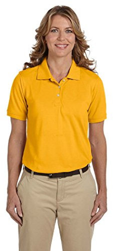 Harriton M265 W Femme facile Blend Polo - Jaune - X-Large