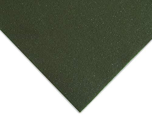 Trimits Paquete de 10 Fieltro con Purpurina, Acebo, 23 x 30cm