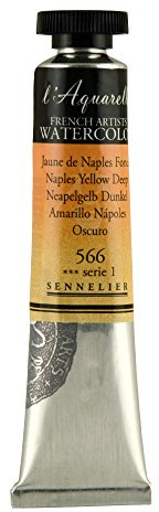 Sennelier French Artists Watercolour Paint, Naples Yellow, Deep S1