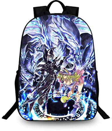 WANHONGYUE Yu Gi Oh Anime Rucksack Backpack Büchertasche Schultasche für Schüler Jungen Mädchen /7